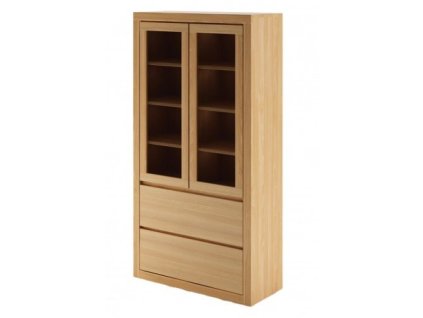 Masívna vitrína z dubu KW307