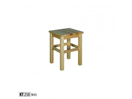 Drevená taburetka KT258
