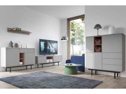 Televízny stolík Inox 175