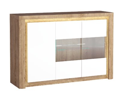 Vitrínová komoda Livinio L-3