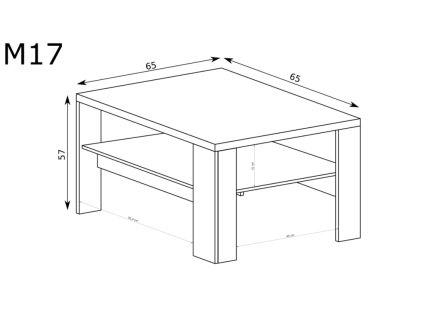 Konferenčný stolík Mediolan M-17