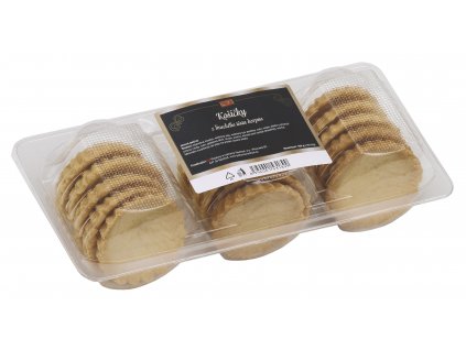 0267 Košíčky z lin. těsta korpus (16ks a 10g) 160g balené