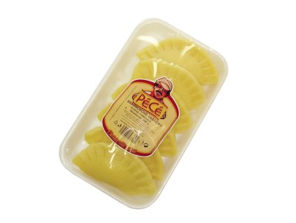 0127 Bramborové taštičky plněné tvarohovou náplní 360g balené