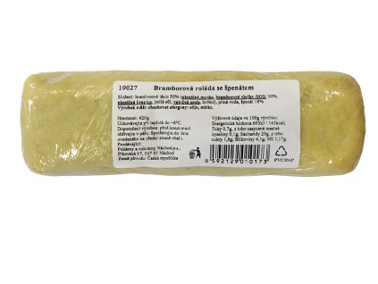 10027 Bramborová roláda se špenátem 420g balená