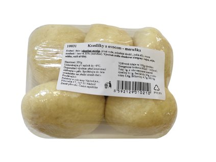 10031 Knedlíky s ovocem - meruňka 350g balený
