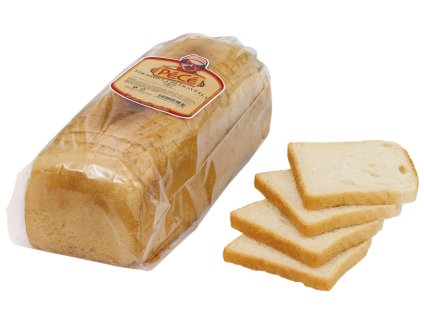 0735 Chléb toustový světlý 500g krájený balený