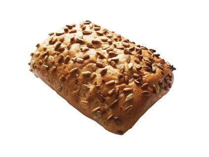 2868 Kostka vícezrnná tmavá sypaná slunečnicí 100g