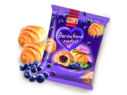 7217 Minicroissant Borůvková radost 130g balený
