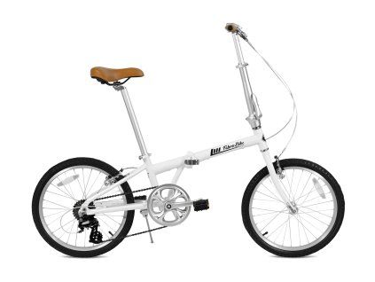 folding bike 7s white