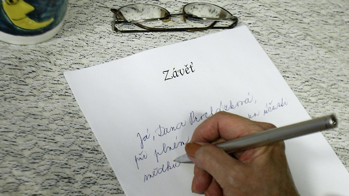 Jak správně napsat závěť aneb tipy pro sepsání závěti