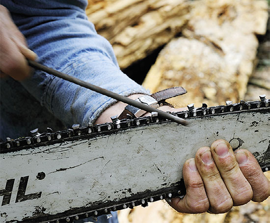 Jak naostřit řetěz motorové pily - Dokonalá ostrost