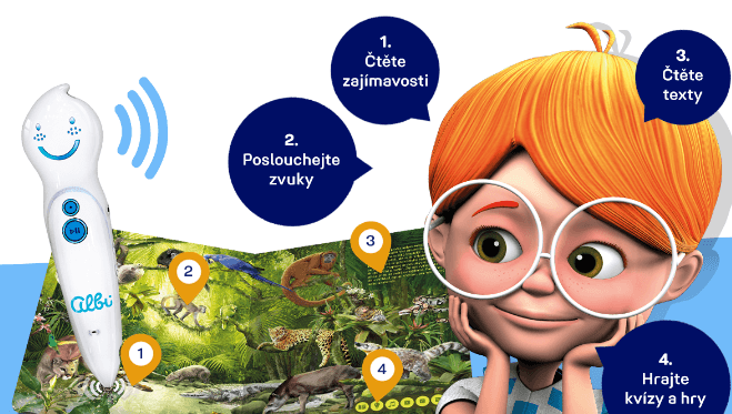 Kde stáhnout knihy kouzelného čtení pro Albi tužku?