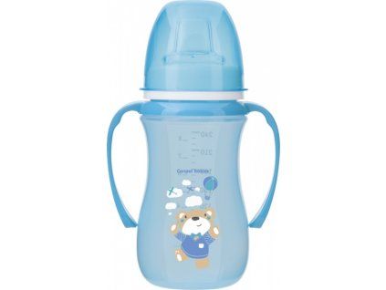 Canpol babies Nevylévací hrníček EasyStart - Panda - modrá
