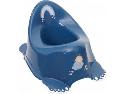 Dětský nočník protiskluzový METEO modrý