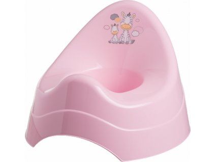 MALTEX nočník Zebra světle růžový