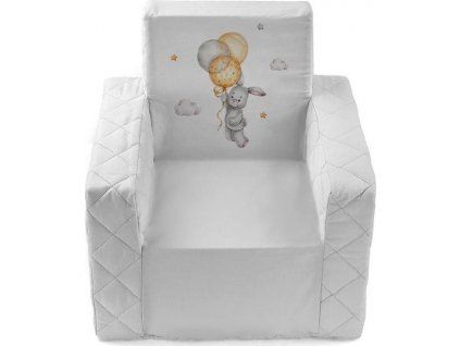 Kreslo ALBERO MIO Basic Print Rabbit Chair