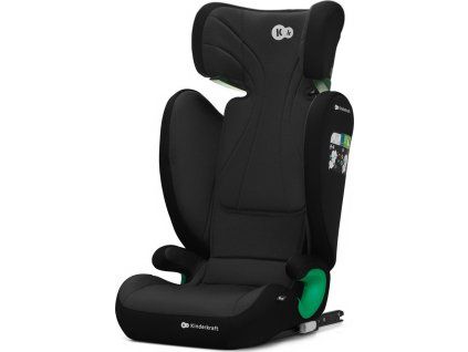 KINDERKRAFT Autosedačka Junior Fix 2 100-150 cm Graphite Black