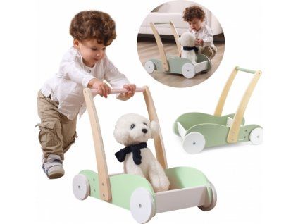 Drevené chodítko Viga Mint