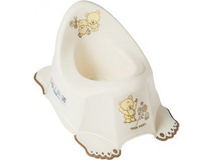 Dětský nočník protiskluzový Medvídek béžový