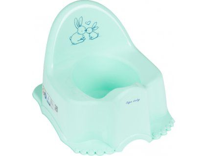 Hranie detský nočník Bunny mint