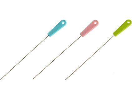 Slamené kefy Akuku 3 ks modré