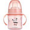 Canpol babies EasyStart nedispergovateľný pohár - Panda - ružový