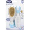 CHICCO Hřeben a kartáč modrý