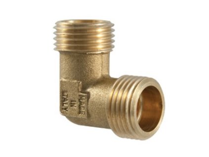 TDM BRASS 212L koleno 90° MM mosazné