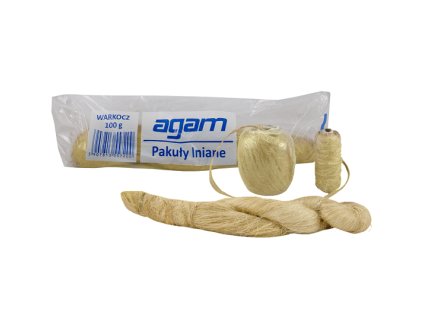 AGAM instalatérský len cop v plastovém sáčku 100 g, 200 g, 500 g