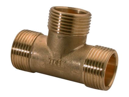 TDM BRASS 208 T-kus MMM mosazný vnější závit