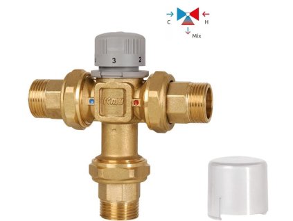 ICMA 148 směšovací termostatický 3 cestný ventil s koncovkami