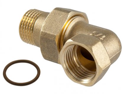 TDM BRASS 235OR topenářské šroubení s O kroužkem rohové