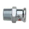 TURBO STEEL spojka s vnějším závitem z uhlíkové oceli lisovací 76,1X2 1/2"