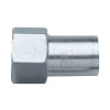 TURBO STEEL spojka (trubka) s vnitřním závitem z uhlíkové oceli lisovací 18