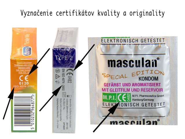 Vyznačenie certifikátov kvality