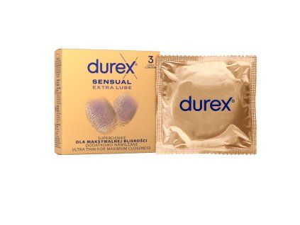 Durex Sensual Extra Lube 3ks