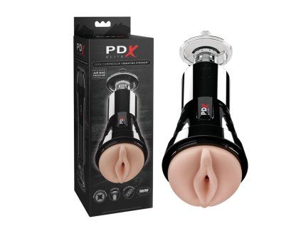 pdx elite cock compressor vibrating stroker