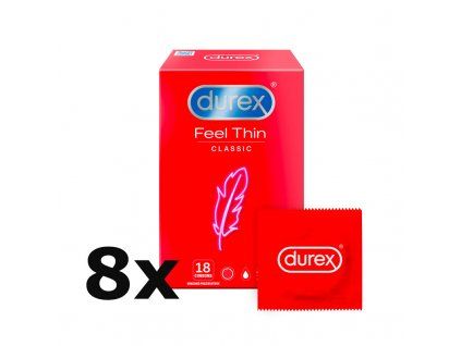 durex feel thin classic krabicka 144ks