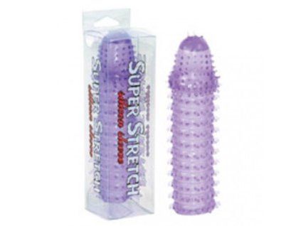 super stretch lilac silicone sleeve