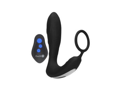 Ouch! E stim Vibrating Butt Plug & Cockring3