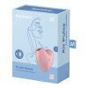 satisfyer cutie heart air pulse stimulator + vibration light red ruzovy 3