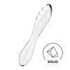 satisfyer dazzling crystal glass dildo transparent first view