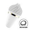 satisfyer sweet treat spinnator white front view