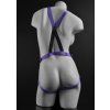 Dillio 6 Inch Strap on Suspender Harness set dildo a postroj PURPL3