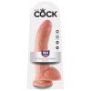 big dildo with balls pipedream king cock 9