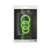 Ouch! Cockring Set Glow in the Dark1