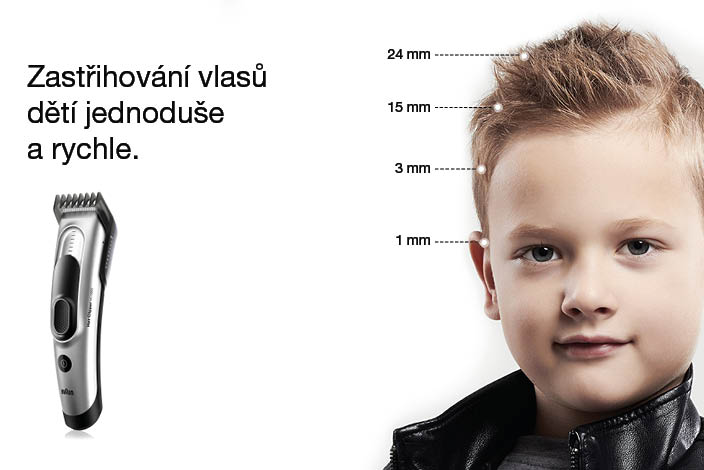 Zastřihování vlasů dětí – jednoduše a rychle