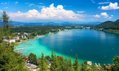 Klopeiner See - Nejteplejší jezero v Rakousku