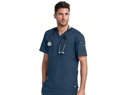 Blúza pre lekárov EVAN Grey´s Anatomy - cínová (Veľkosť XS)