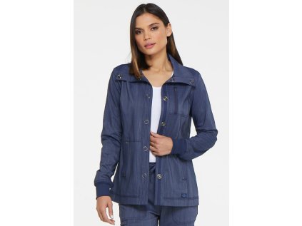 Dámska Advance blúza s dlhým rukávom na zapínanie - modrá (Veľkosť XXS)